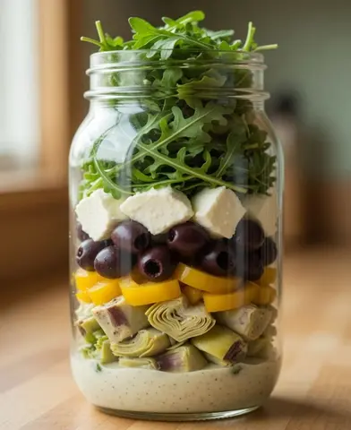 Mozzarella, artichoke and pepper