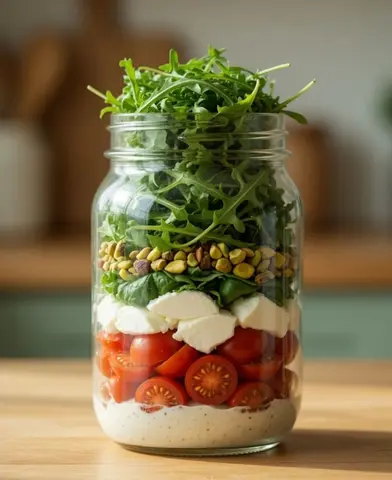 Mozzarella, tomato and basil